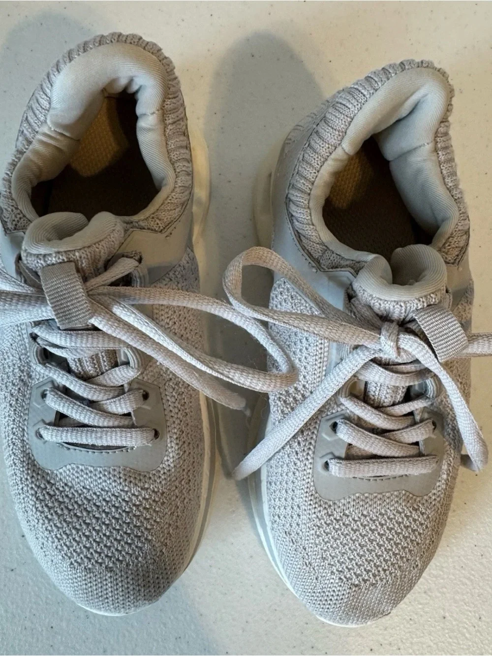 RBX Light Gray Knit Kids' Sneakers Size 1
